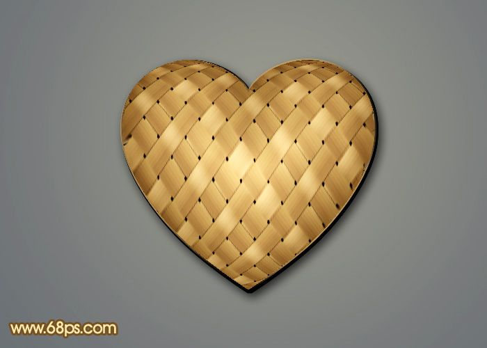 PS制作竹片编制的心形图案-1.jpg