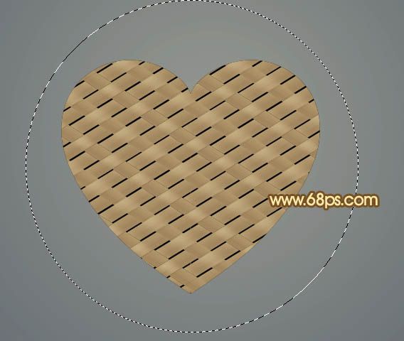 PS制作竹片编制的心形图案-26.jpg