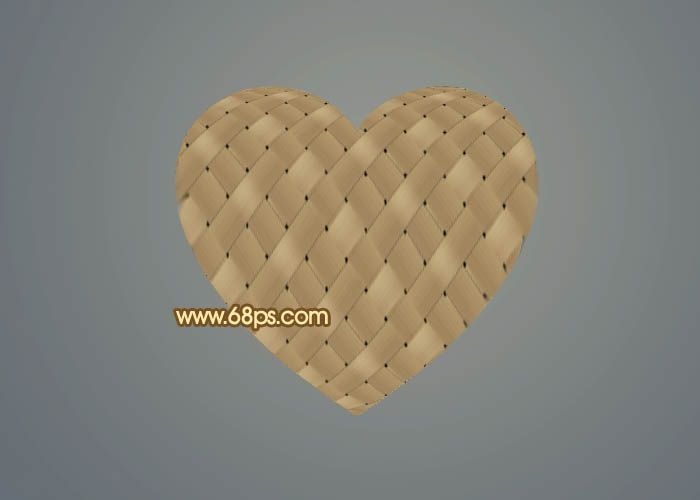 PS制作竹片编制的心形图案-28.jpg