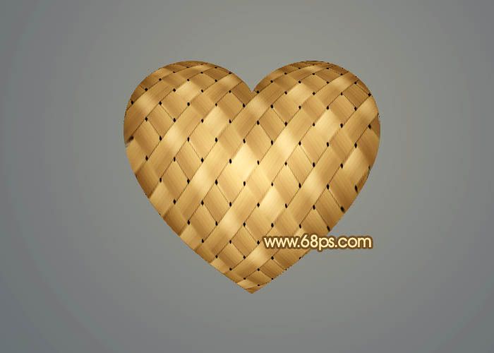 PS制作竹片编制的心形图案-31.jpg