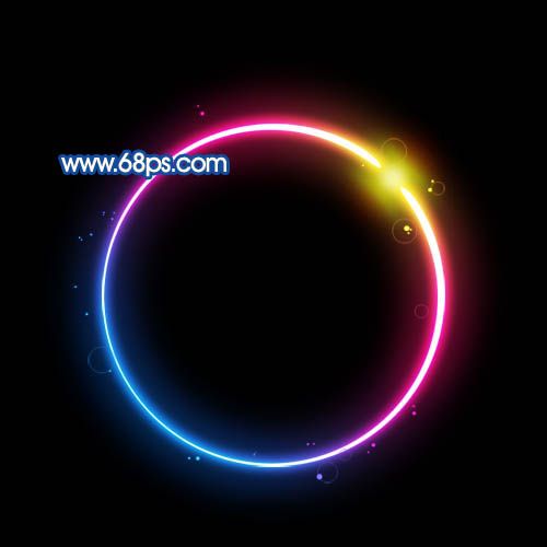Photoshop制作绚丽的彩色光环-22.jpg