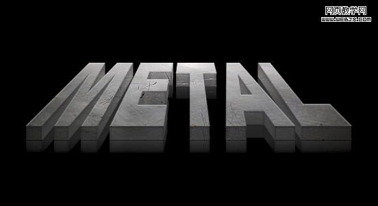 Photoshop制作石质立体字效果-1.jpg