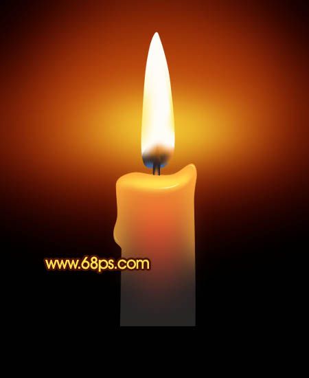 Photoshop绘制蜡烛与火焰-25.jpg