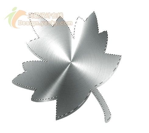 Photoshop打造不锈钢材质枫叶效果-18.jpg