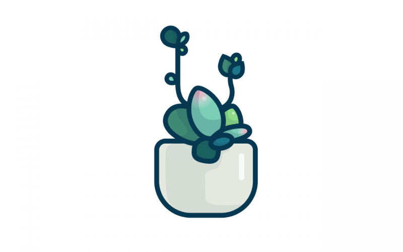 AI绘制一枚多肉植物扁平风线体插画-20.png