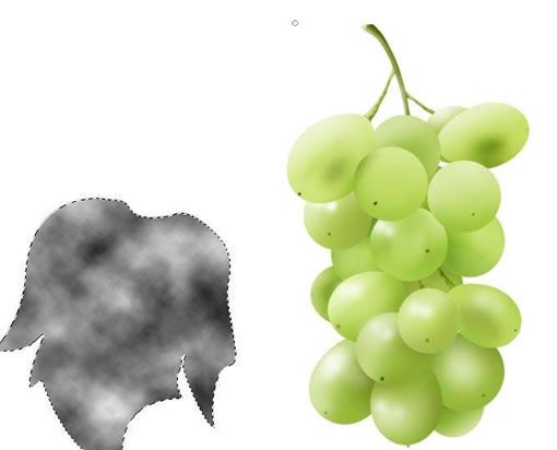 Photoshop鼠绘实例：鲜美葡萄-30.jpg