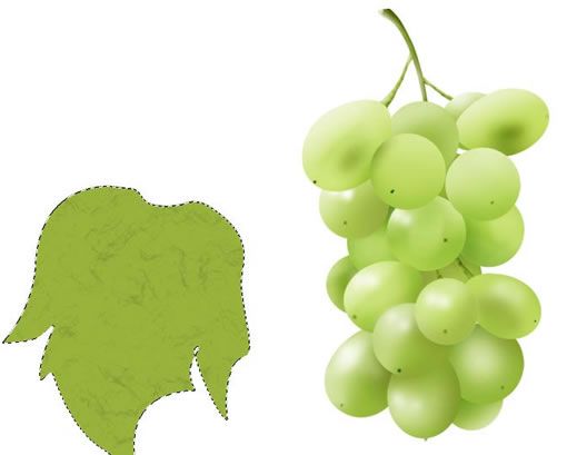 Photoshop鼠绘实例：鲜美葡萄-33.jpg
