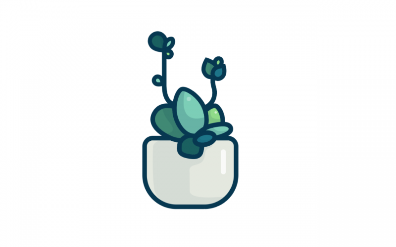 AI绘制一枚多肉植物扁平风线体插画-18.png
