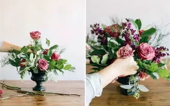 把家里的鲜花，分分钟插出花店的效果，简单插花教程-14.jpg
