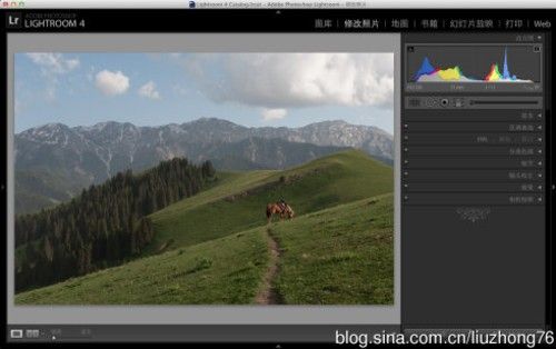 Lightroom4实例 还原高山草甸的迷人美景-1.jpg