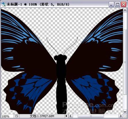 Photoshop绘制漂亮蝴蝶-12.jpg