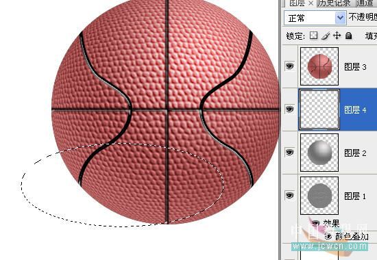 Photoshop滤镜制作逼真的篮球-22.jpg