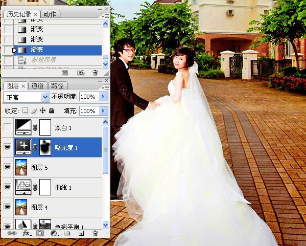 Photoshop给外景婚片增加天空及鲜艳度-32.jpg