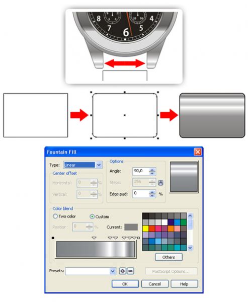 CorelDraw创建一个钢制手表-38.jpg