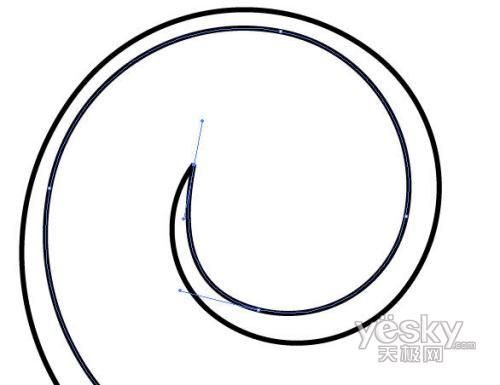 Illustrator绘制矢量螺旋形状-5.jpg
