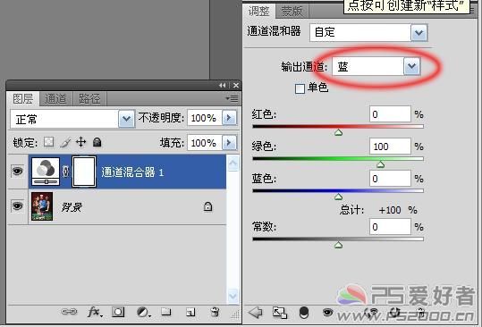 利用PS通道混合器快速调出图片的青红色-4.jpg