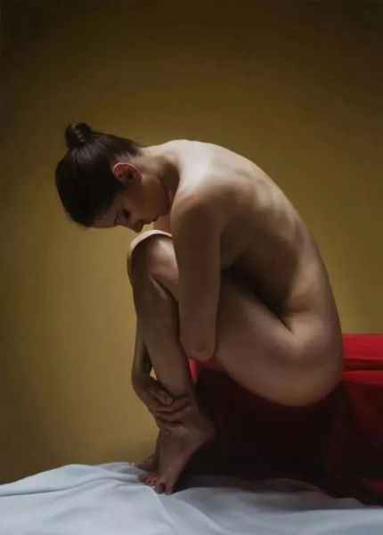 写实女人体油画，法国油画家哈维尔·阿里扎巴罗作品-57.jpg
