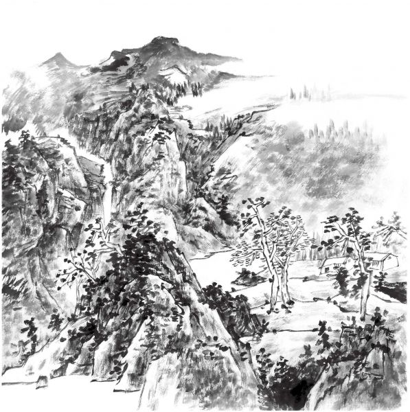 国画知识：水墨山水怎么画？分步骤图解教你画，快来临摹-5.jpg