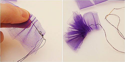 旧物小制作，怎样利用旧浴花DIY漂亮丝网花-3.jpg