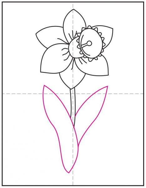 0基础绘画教程：8个步骤教你画一幅水仙花，期待春天的温暖-9.jpg